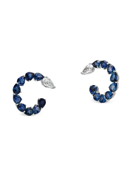 Cercei Jewels Aficionado argintiu