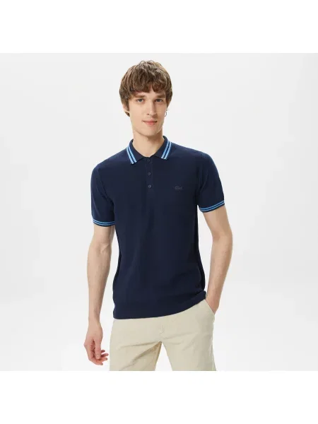 Lacoste Swetry Lacoste granatowy