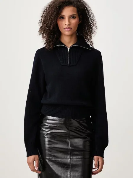 Maison Margiela Ζιβάγκο με μαλλί γυναικείο μπλε
