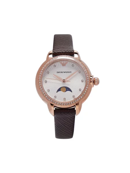 Zegarek Emporio Armani brązowy