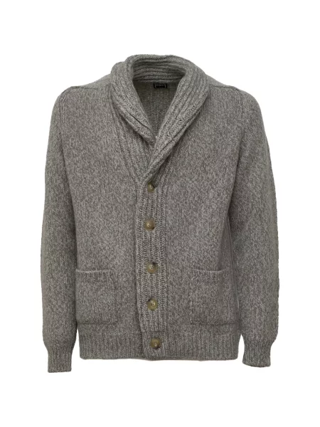 Gulerat cardigan Fedeli gri