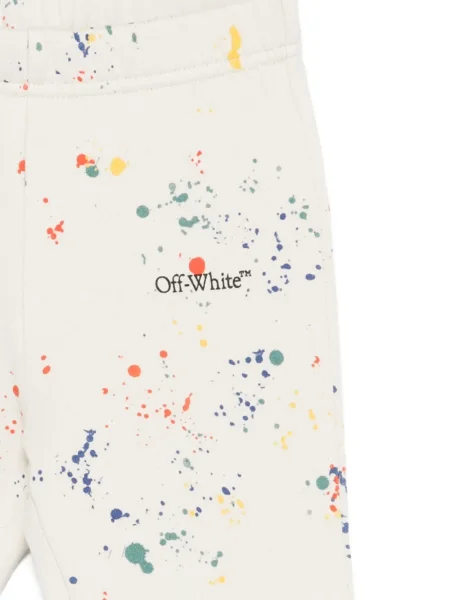 Spodnie dziecięce Off-white białe