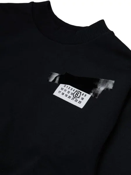 Sweter dziecięcy Mm6 Maison Margiela czarny