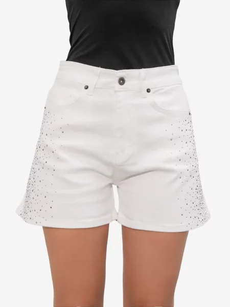 Bigdart Kalhoty Shorts' bílá
