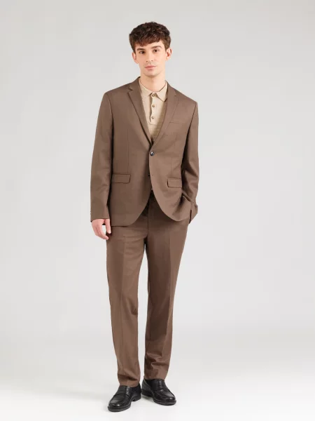 Jack & Jones Premium Oblek JPRSOLARIS čokoládová