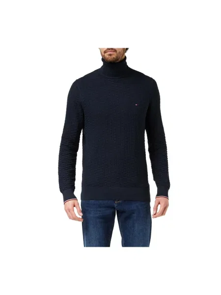 Sweter Tommy Hilfiger niebieski