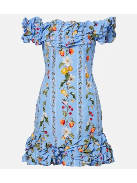 Rochie Agua By Agua Bendita cu imagine albastru