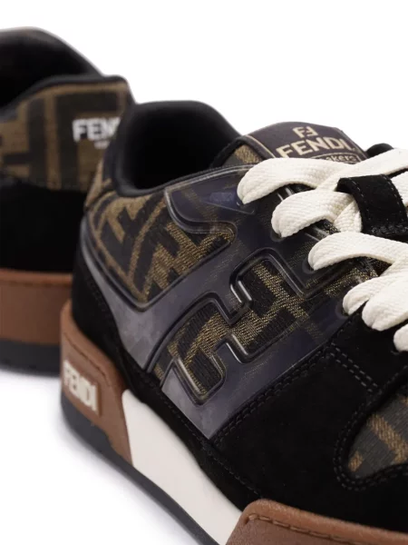 Sneakersy Fendi brązowe