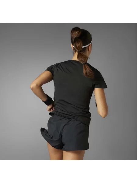 ADIDAS PERFORMANCE Funkční tričko Adizero Essentials / bílá černá