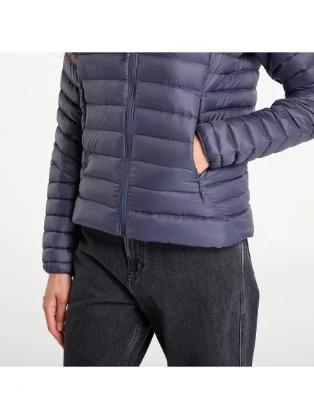 Péřová bunda Patagonia Hoody smolder blue modrá
