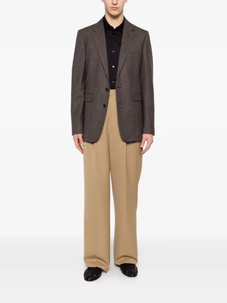 Μακρύς πουκάμισο Emporio Armani μαύρο