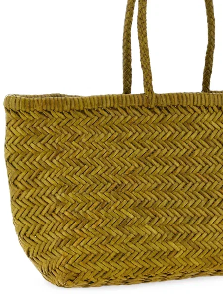 Geantă shopper Dragon Diffusion din piele verde