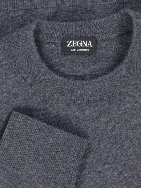 Pulover Zegna din cașmir gri