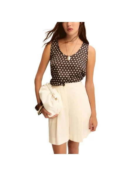 Pantaloni Emme Marella alb