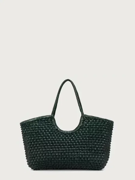 Dragon Diffusion geantă shopper pentru femei din piele verde