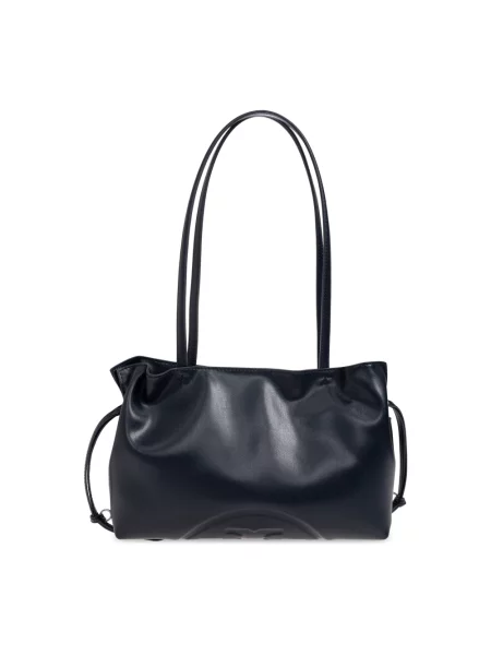 Tory Burch torebka tote z imitacji skóry Ella niebieska