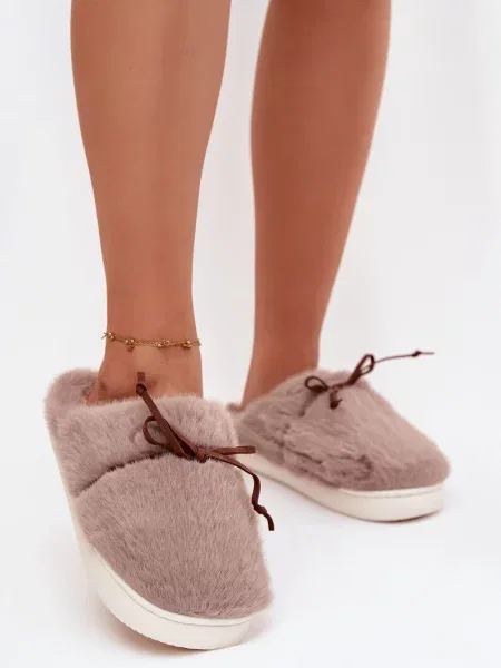 Ниски обувки Boto с панделка бяло