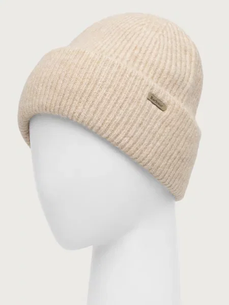 Barbour căciulă de damă cu amestec de lână bej