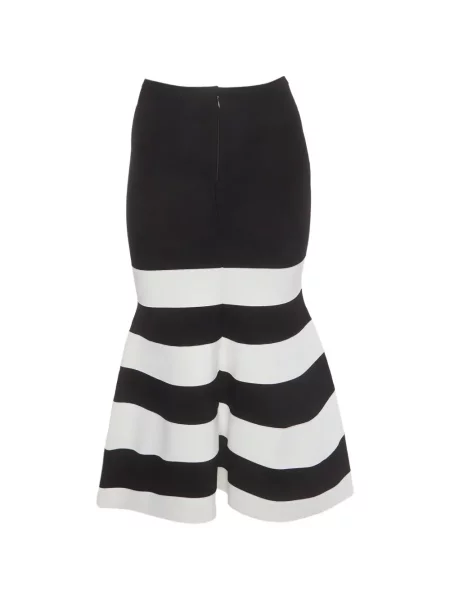 Fustă midi Victoria Beckham negru