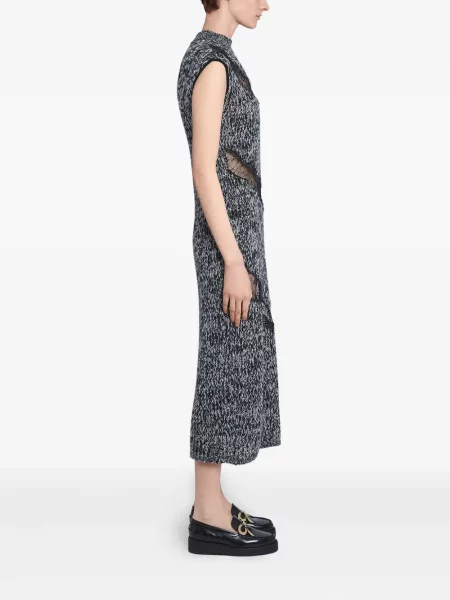 Rochie Giambattista Valli din dantelă de costum gri