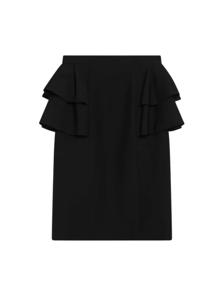 Spódnica midi Valentino Garavani wełniana czarna
