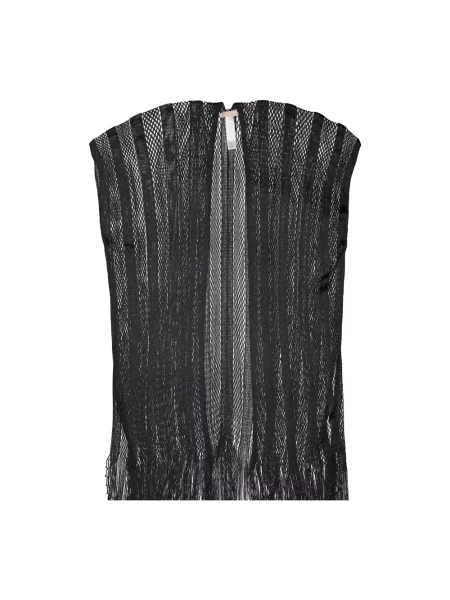 Ponczo Liu Jo z siateczką z siateczki czarne