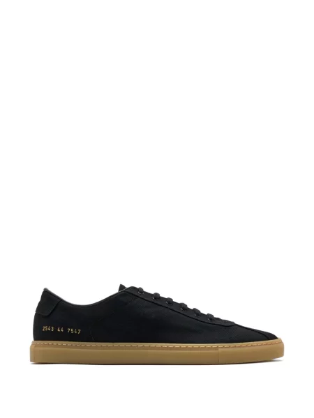 Sneakerși Common Projects cu șireturi din dantelă negru