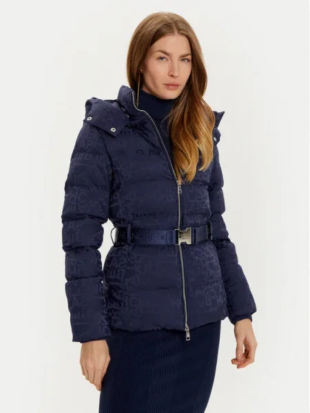 Elisabetta Franchi Пухено яке тъмносин