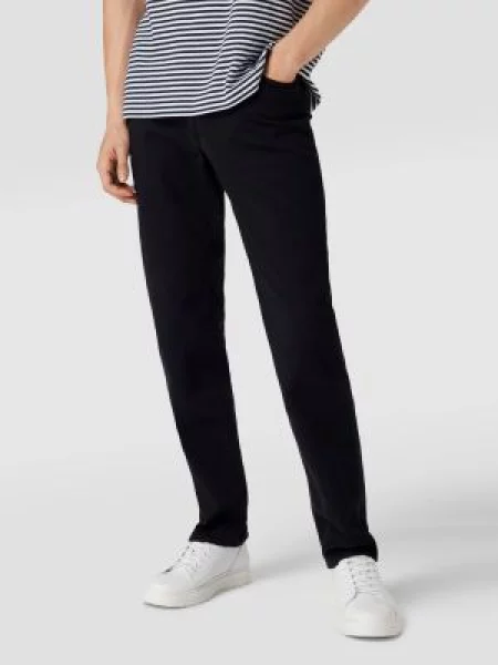 Brax Chinosy Cadiz Straight Fit blau granatowe