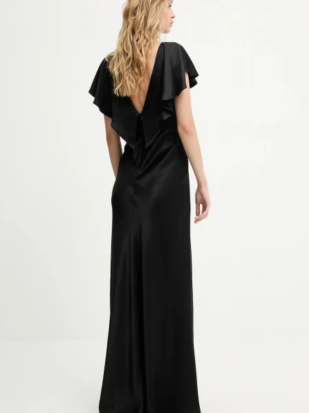 Answear.LAB rochie maxi evazati negru