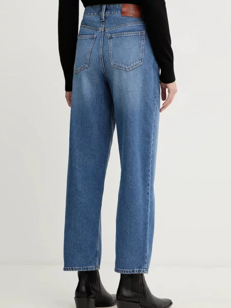 Džíny Calvin Klein Jeans high waist modré