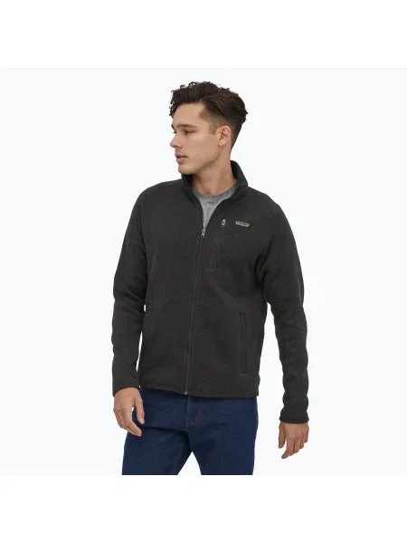 Drumeții pulover Patagonia din fleece negru