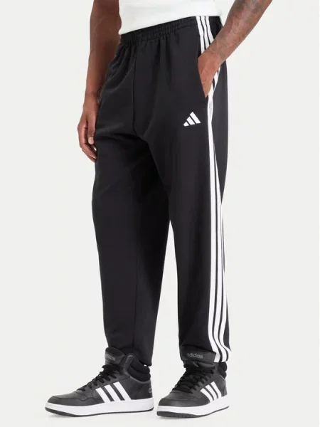 Adidas donji dio trenirke za muškarce od pamuka Essentials crna