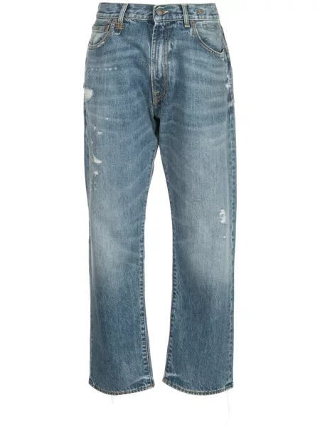 Blugi boyfriend R13 albastru