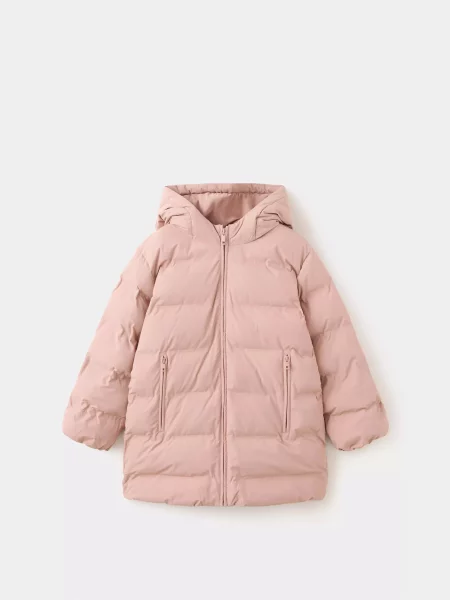Дитяча Зимова куртка MANGO HELSINKI рожевий