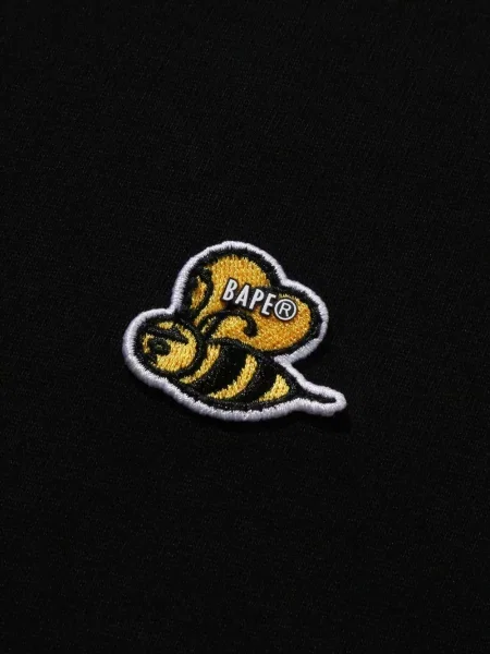 Tricou A Bathing Ape® cu broderie negru