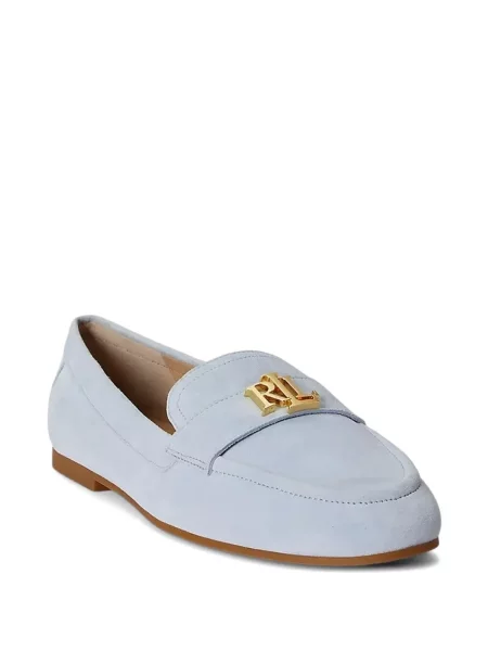 Loafers Lauren Ralph Lauren σουέντ με αυτόγραφο μπλε