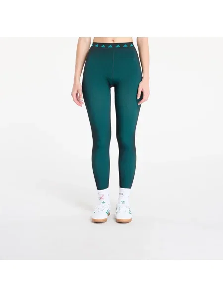 Leggings adidas EQT Legging Black/ Equipment Green L fekete