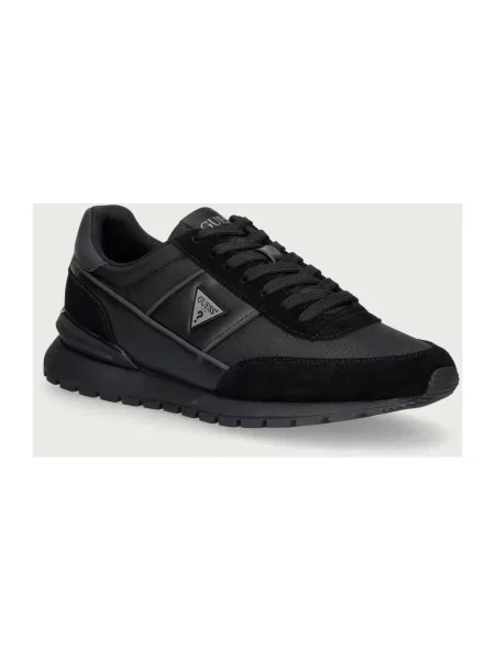 Sneakersy Guess skórzane czarne