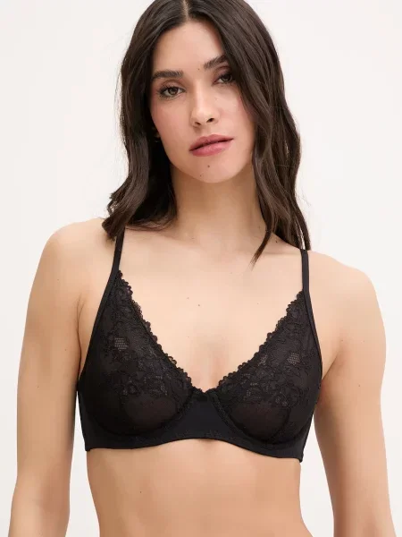United Colors of Benetton Podprsenka plunge černá