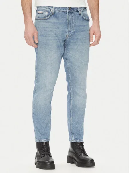 Calvin Klein Jeans Traperice Tapered Fit plava