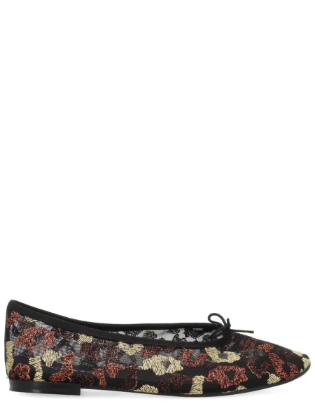 Balerini Repetto cu model floral negru