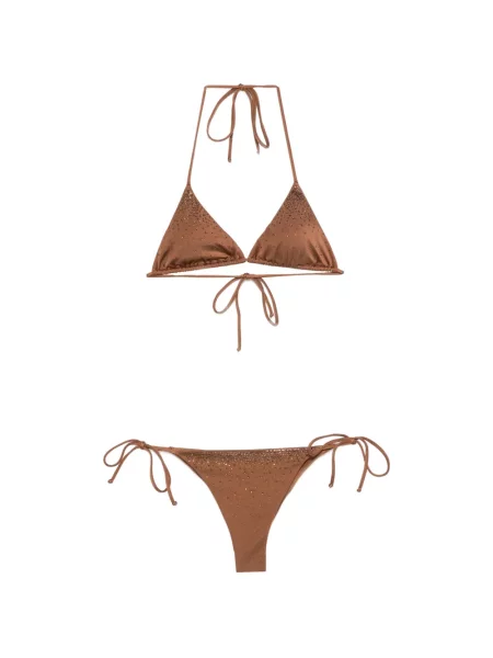 Halter nyakú bikini Mc2 Saint Barth barna