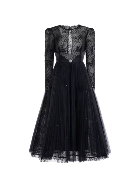 Rochie Araftu din dantelă negru