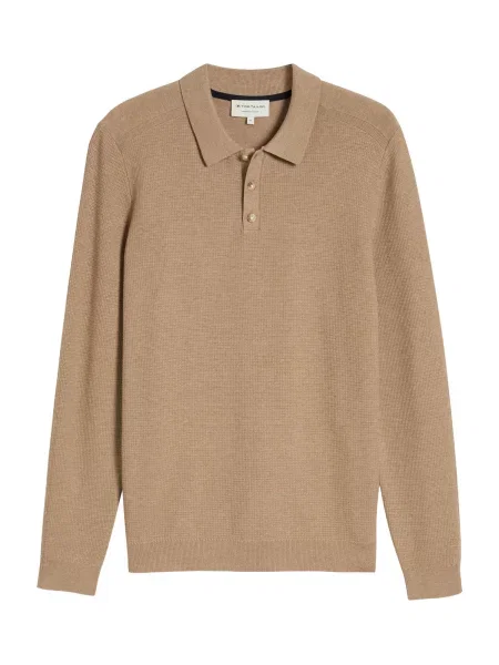 TOM TAILOR Pulover deschis maro