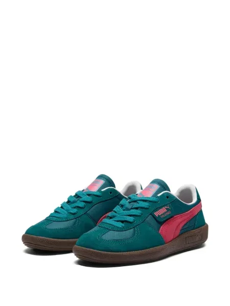 Маратонки Puma с връзки с дантела зелено