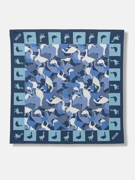 Fular Moschino albastru