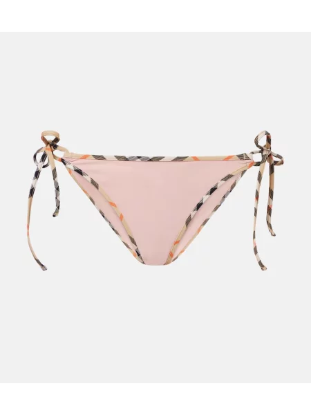 Bikini Burberry w kratkę różowy