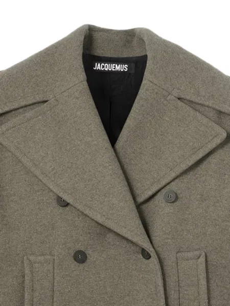 Geacă Jacquemus cu două rânduri de nasturi verde