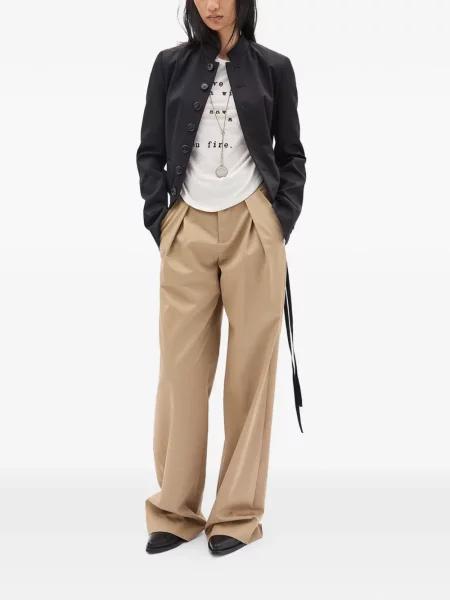 Pantaloni Ann Demeulemeester plisate